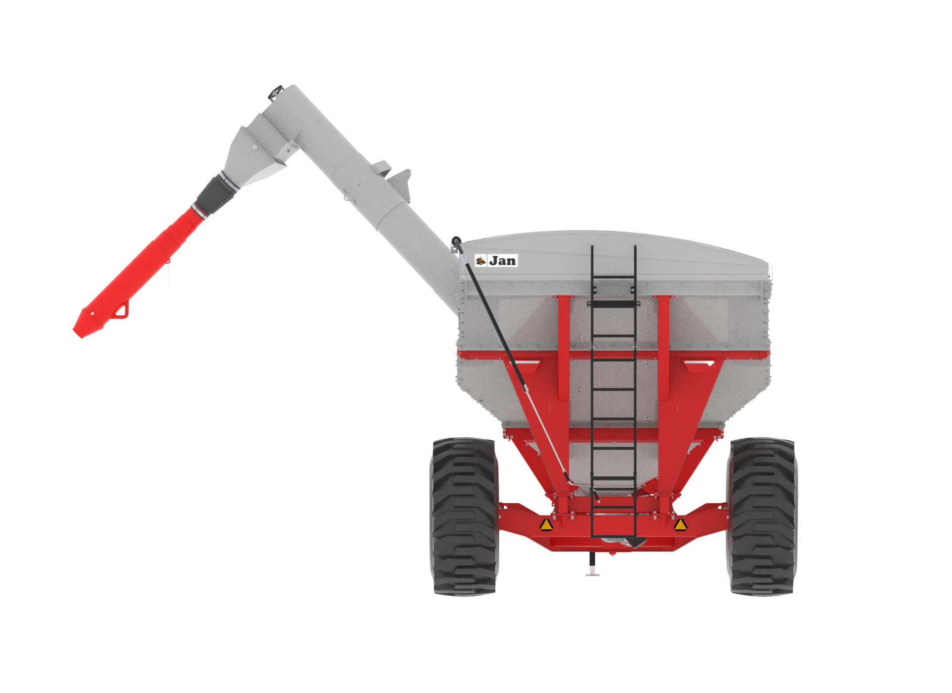 Jan Implementos Agrícolas Magnu 20.000 Inox | Tubo Frontal - 4 Ruedas