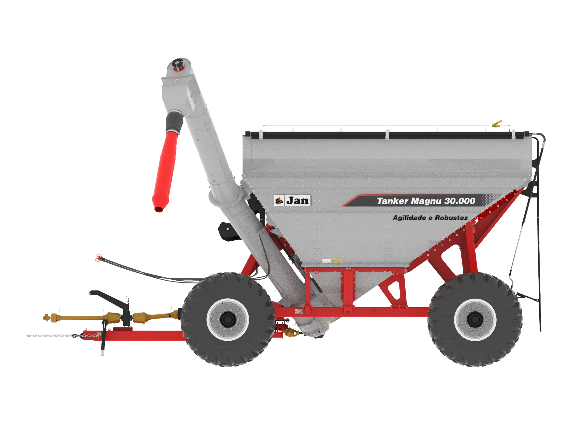 Jan Implementos Agrícolas Magnu 30.000 Stainless Steel | Front Tube