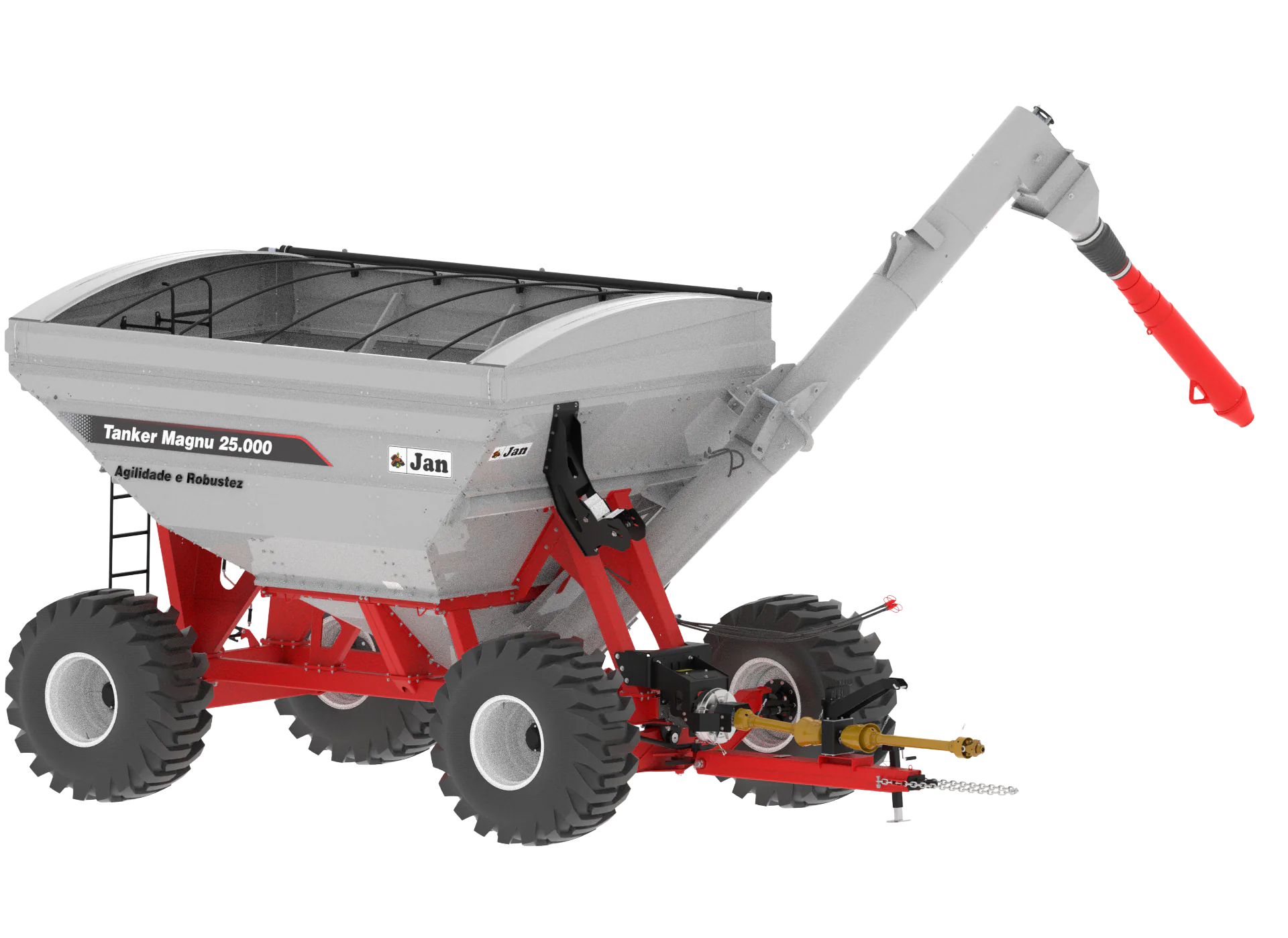 Jan Implementos Agrícolas Tanker  Magnu 25.000 Inox | Tubo Frontal